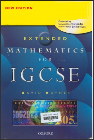 Extended Mathematics for IGCSE by David Rayner